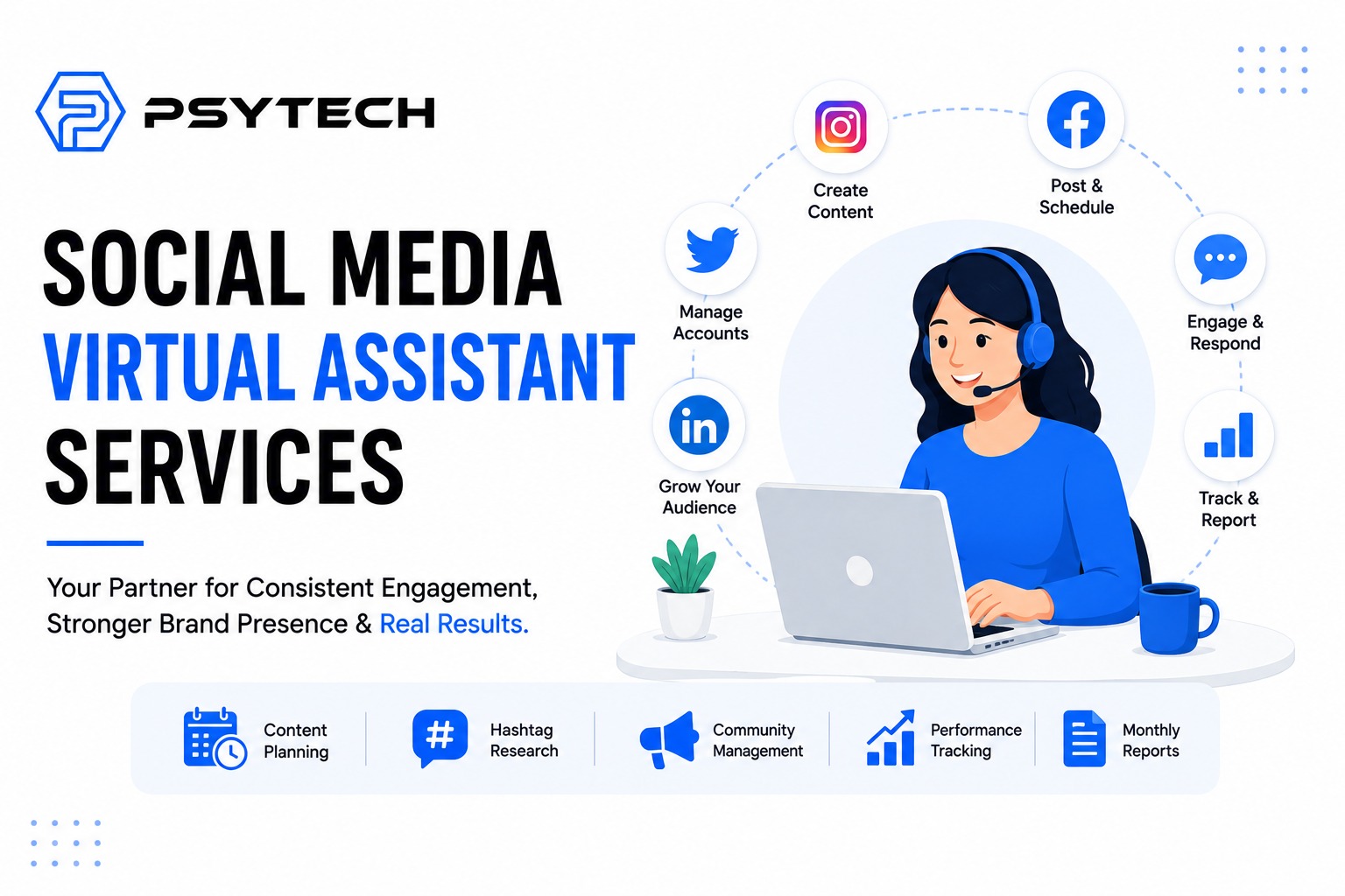 Social Media Virtual Assistant Services