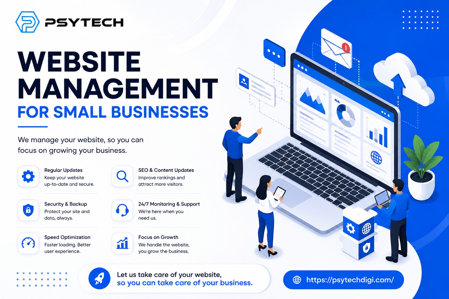 Website Management for Small Businesses